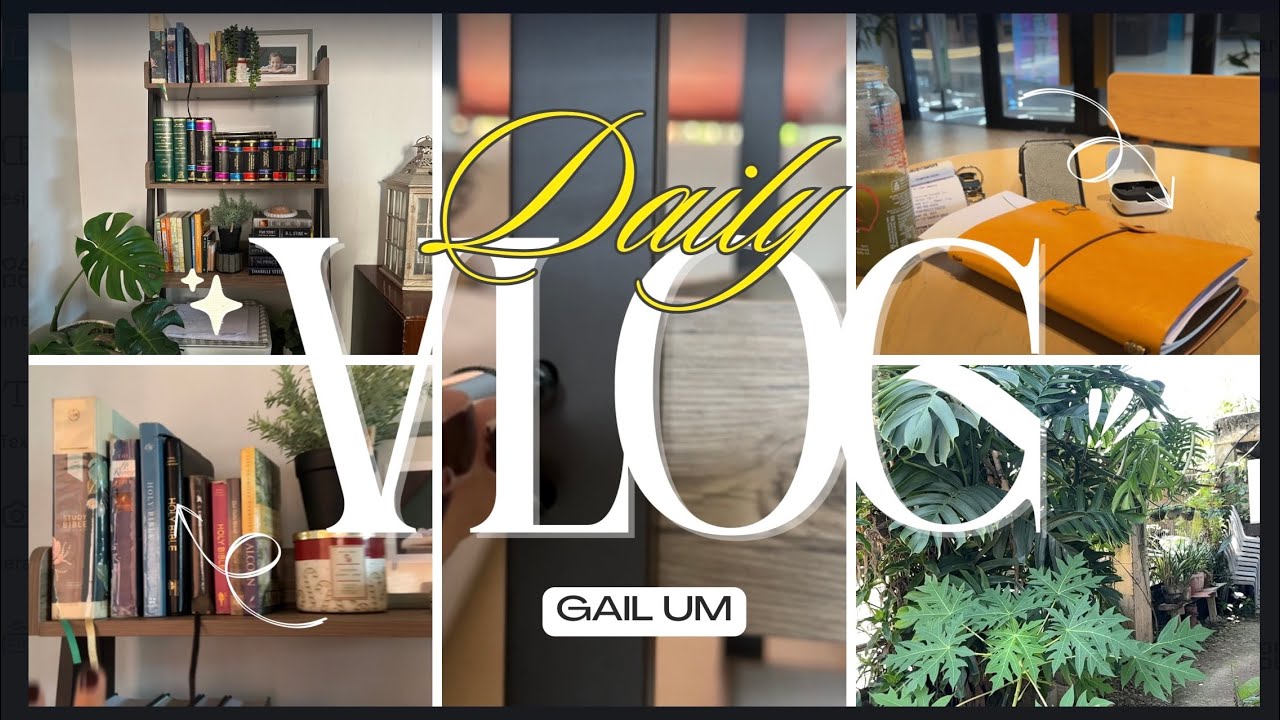 Daily Vlog | A Slow, Simple Morning: Coffee, Grocery Run & Organizing My New Bookshelf
