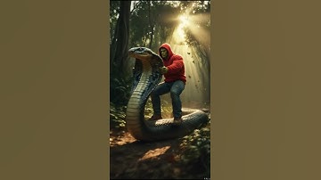 Halku caught a king cobra from the jungle and brought it for his mother. #ai #shorts #2026