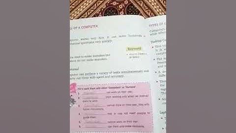 Class 2 Computer Unit 1 Topic  Introduction to Com