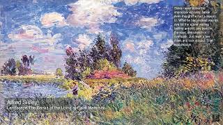 Landscape The Banks of the Loing at Saint Mammes