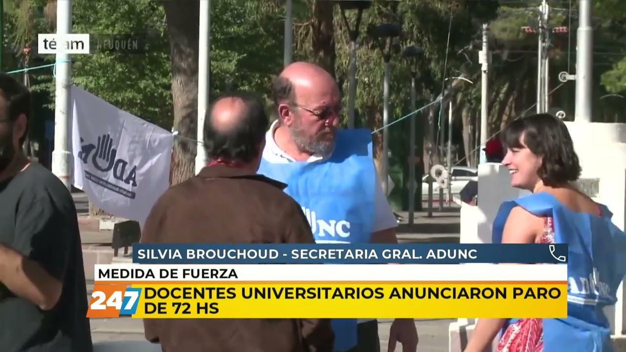Docentes universitarios anunciaron paro de 72 hs | Brouchoud | La Primera Mañana