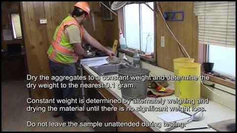 Aggregate Moisture Testing
