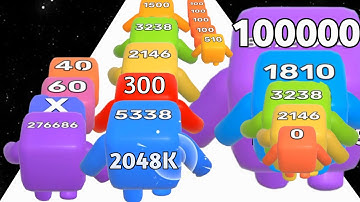 Level Up Numbers vs Venom Run 3D - ASMR Gameplay (Freeplay, Max Level) New Update