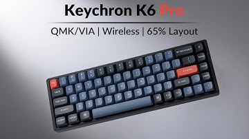 Keychron K6 Pro QMK VIA Wireless Custom Mechanical Keyboard