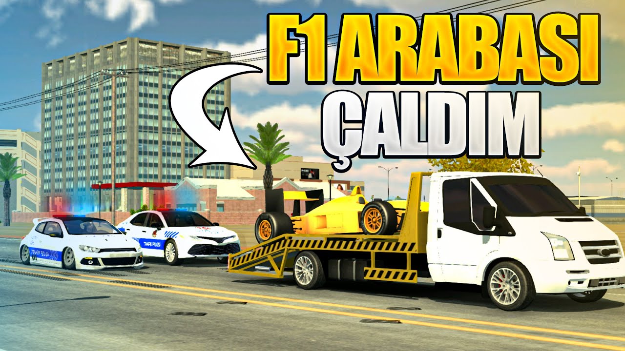 YENİ GELEN F1 ARABASINI ÇALDIM POLİSTEN KAÇTIM !!! | Car Parking Multiplayer Roleplay