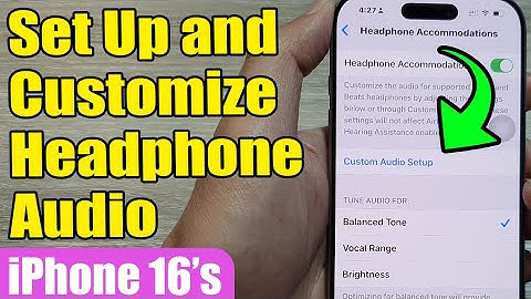 🎧 How to Set Up & Customize Headphone Audio on iPhone 16/16 Pro Max | iOS 18