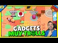 LOS GADGETS MAS TROLLS DE BRAWL STARS