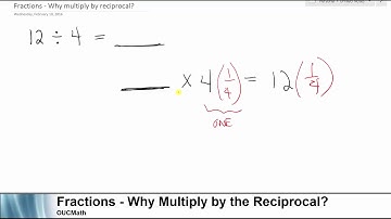 Fractions - Why Multiply by Reciprocal