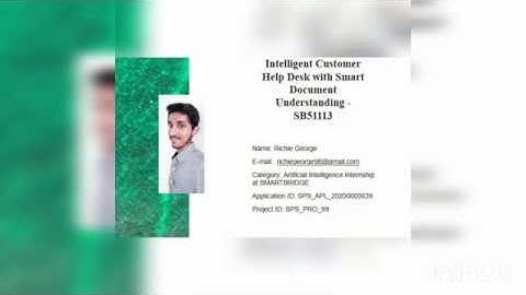 Intelligent Customer Help Desk with  Smart Document Understanding using IBM Cloud Services
