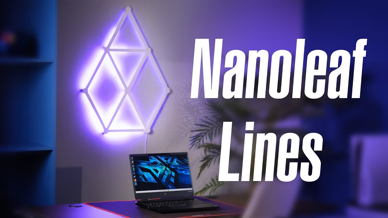 Trên tay đèn Nanoleaf Lines - YouTube