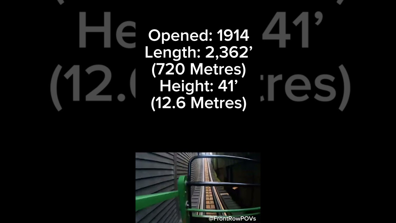Coaster of the Day #1: Rutschebanen at Tivoli Gardens | Credit to @coolplaces123 #rollercoaster