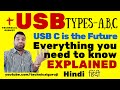 [Hindi] USB Explained in Detail | Everything you need to know about USB A, B and C
