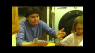 Family Receives Vermicomposting Worms and Worm Factory 360 from Uncle Jim's Worm Farm