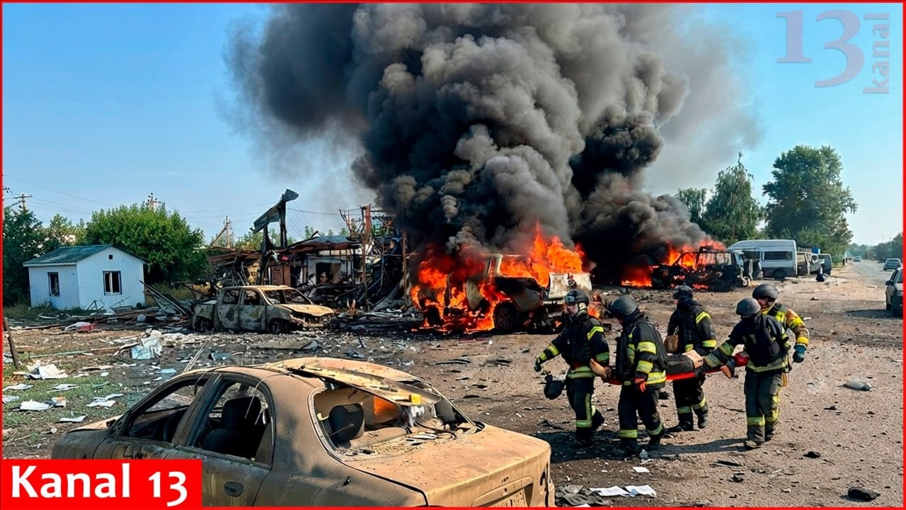 Russian missiles kill 10 in a Ukrainian village as Ukraine aims a drone blitz at Moscow