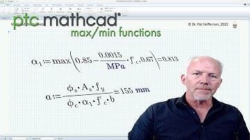 PTC Mathcad - Max/Min Function