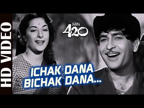 Ichak Dana Bichak Dana   Full Video  Shree 420  Raj Kapoor  Nargis  Classic Song