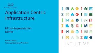 Cisco Aci Micro Segmentation Demo