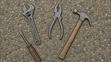 Unique tool embedded into sidewalk! #saintpaul #colllege #sidewalks #tools #unique #wow 