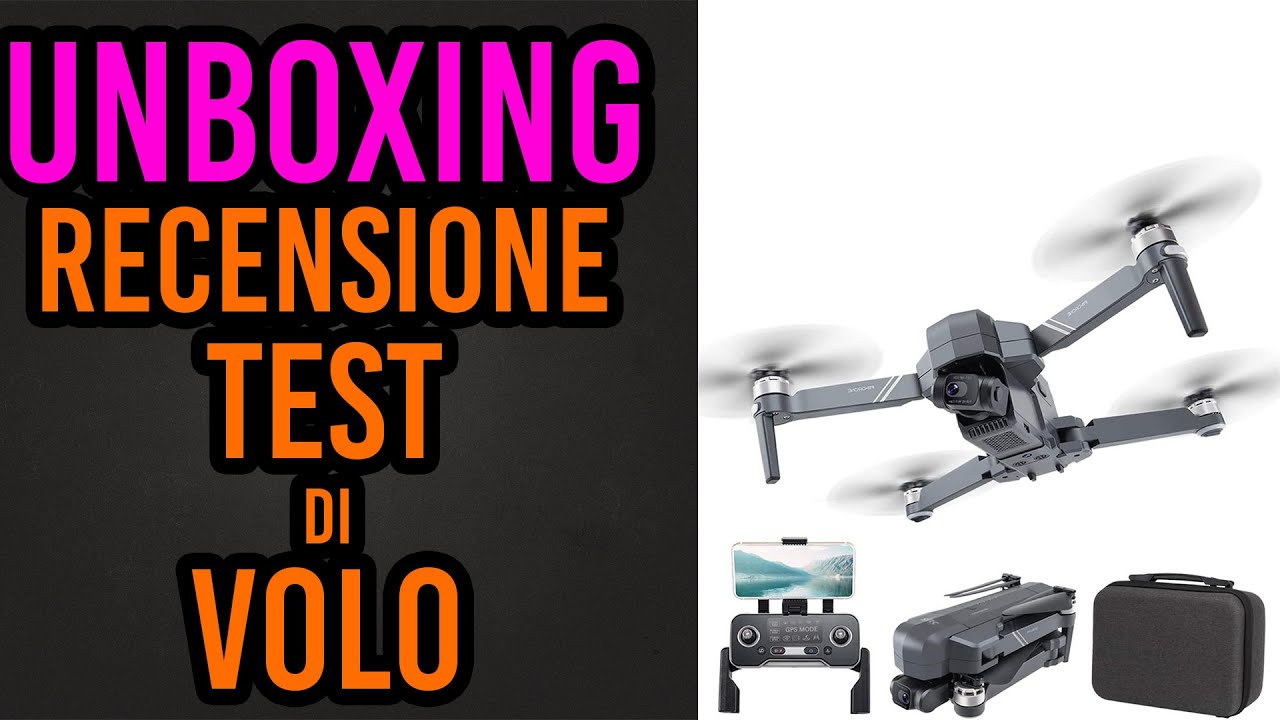 UNBOXING - Recensione | SJRC F11 4k PRO | Test VOLO - YouTube