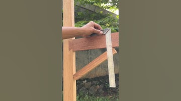 Woodworking Trick // Simple techniques for joining wood joints #woodworking #diy #tips