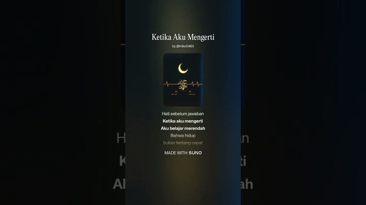 Ketika Aku Mengerti