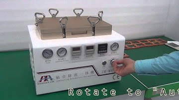 Latest OCA Vacuum laminating and air bubble removing machine for iphone samsung lcd repair