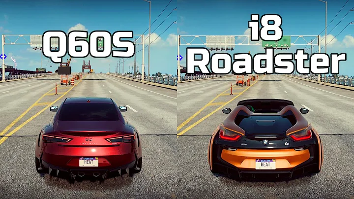 NFS Heat: Infiniti Q60S vs BMW i8 Roadster - Drag Race