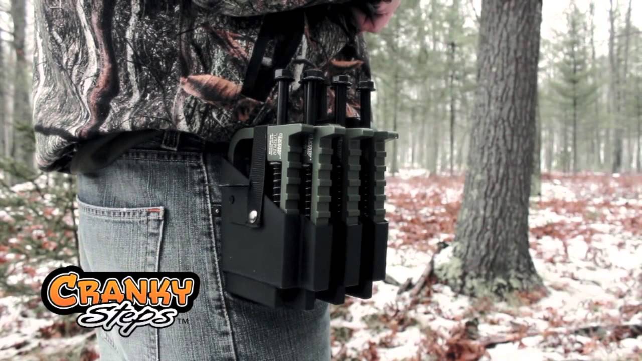Cranky Hunt'n Gear Tree Steps Installation YouTube