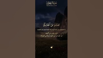 وَمَا مُحَمَّدٌ إِلَّا رَسُولٌ قَدْ خَلَتْ~سورة آل عمران آیه(۱۴۴)شیخ ادریس ابکر☝️🤍