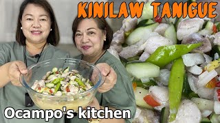 Kapampangan Style Kinilaw Tanigue / Kilawing Tangigue - Ocampo's Kitchen