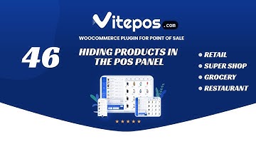 Vitepos- Product Hiding Feature in POS Panel