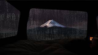 Heavy Rain on Car Roof at Mount Fuji | Cozy Rain Sounds for Sleep (10 Hours) screenshot 2