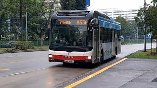 (和興白花油 Full Body Advertisement) SMB1339C On Service 853M At Yishun Avenue 2