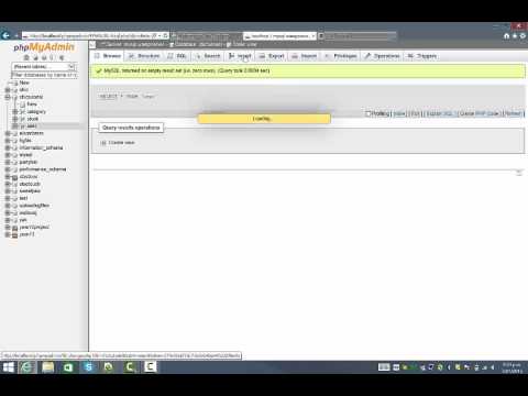 11. Setting up a database to support an encrypted admin section