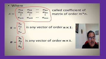 SYSTEM OF LINEAR EQUATIONS: Prof.(Dr.)Ravi Kant Mishra