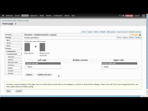 Quickly Duplicating Panels Variants by Cloning