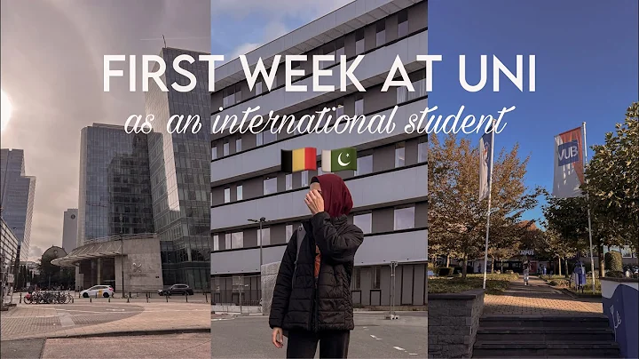 First week at uni as an International student in Belgium | VLOG 🇵🇰🇧🇪