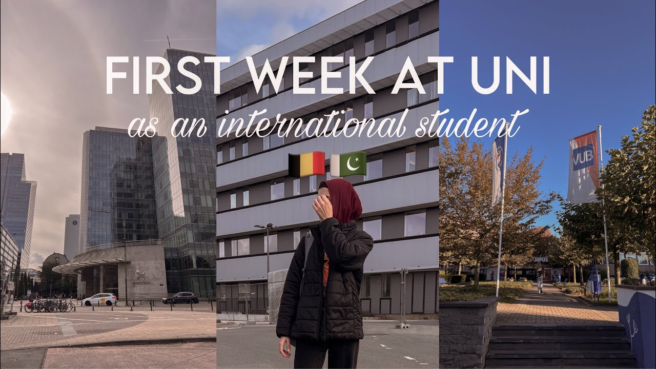 first week at uni in belgium 