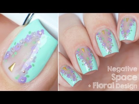 Floral With Negative Space || using 