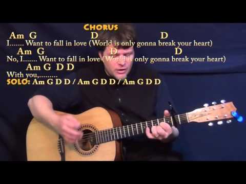 Wicked Game (Chris Isaak) Strum Guitar Cover Lesson with Chords/Lyrics - Capo 2nd