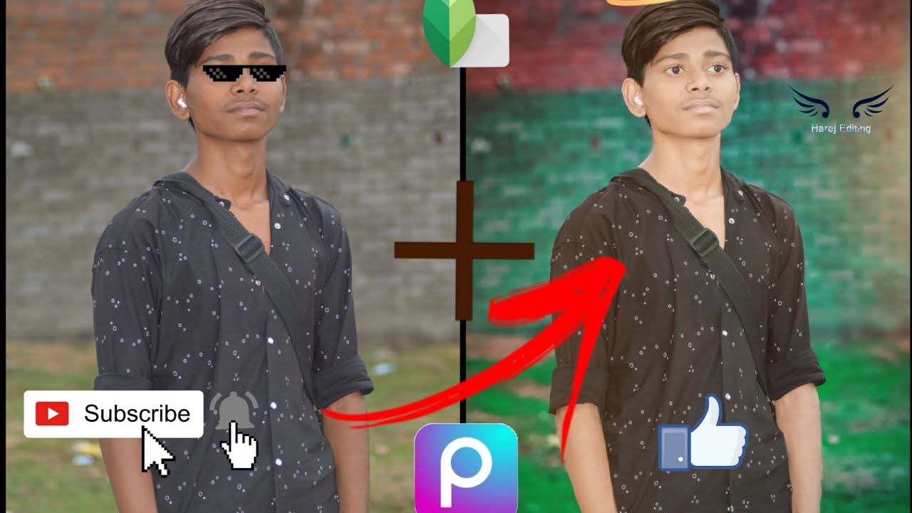 Snapseed background change photo editing | Glowing butterfly photo editing | Snapseed photo editing