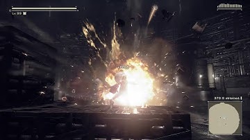 NieR: Automata - 258 Obtain Keys - #7 Recovery unit in the park, 9S to the top