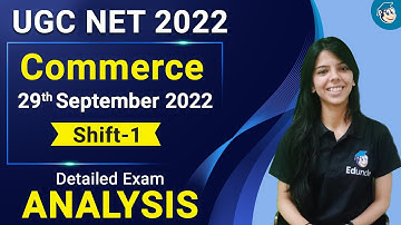 UGC NET Commerce 2022 | Detailed Exam Analysis | 29 Sep Shift-1 | Paper Solving