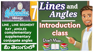 Ap new Syllabus 7th class maths chapter 4 Lines and Angles Introduction Class