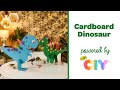 Cardboard dinosaur recycled cardboard craft idea  crayola ciy
