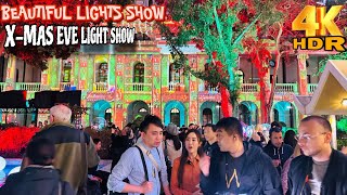 📍The Immersive Light Show In Central Hong kong - WinterFest & Christmas Eve 2025 | 4k HDR 