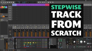 Track from scratch with Stepwise in Bitwig