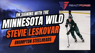 On Signing with the Minnesota Wild: Stevie Leskovar - Brampton Steelheads