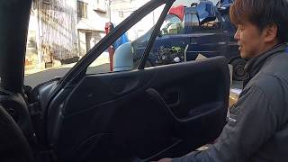 nb NB RS ＮＢ　ロードスター　ドア　内張り　外し　ていきます！！ ROADSTER　MAZDA ROADSTER NB6C NB8C