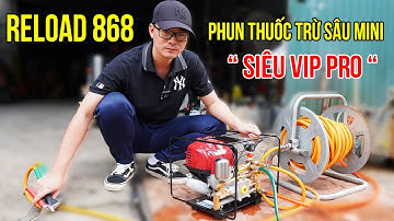 Máy Phun Thuốc Mini Xách Tay RELOAD 868 Phiên Bản PRO Cực Kỳ Đẳng Cấp Nhất Hiện Nay